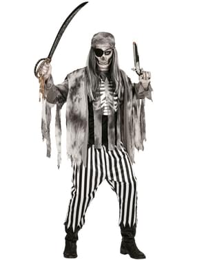 Sjörövarzombie Maskeraddräkt Herr Storlek Large