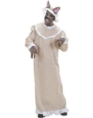 Mens Plus Size Wolf Grandmother Costume