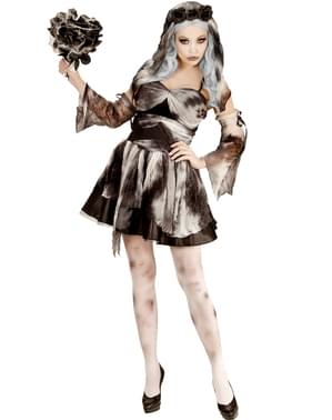 Womens Zombie Bride of Death Costume