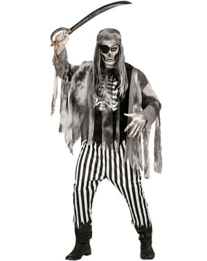 Zombie Pirat på de Syv Hav Kostyme til Menn