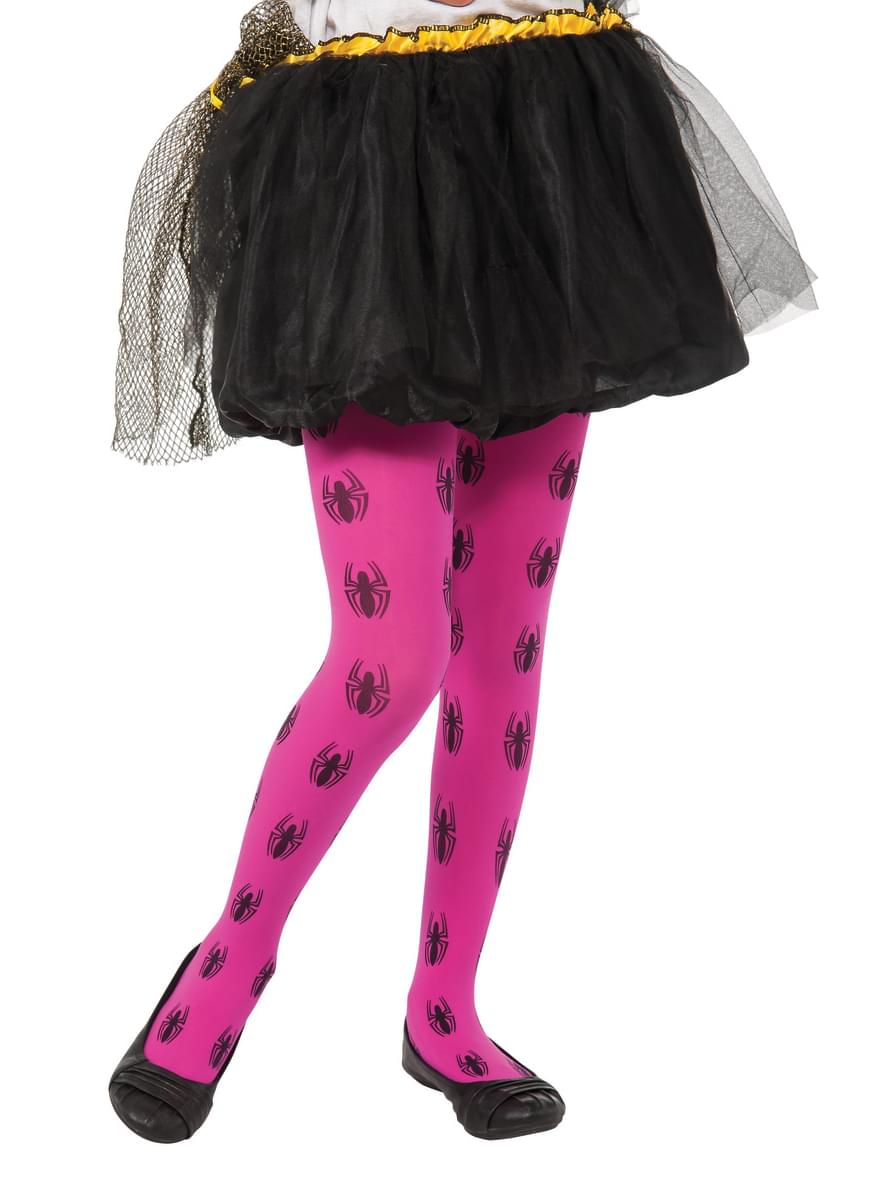 Collant rosa Spider Girl Marvel bambina