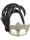 Venetian Eye Mask with Diamonds for Women