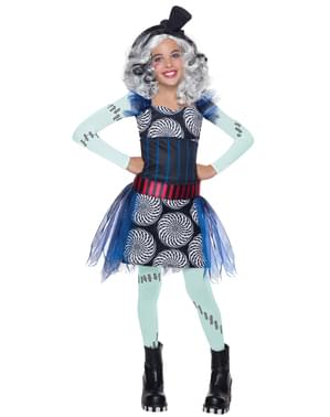 Kostum Frankie Stein Monster High untuk seorang gadis