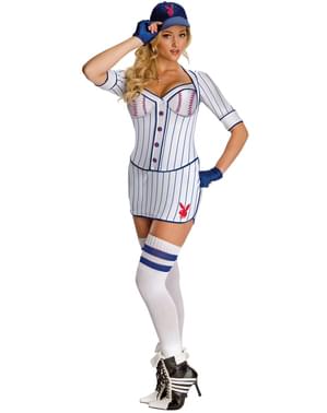 Disfraz de jugadora de béisbol Playboy para mujer