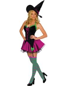 Playboy shiny witch costume for a woman