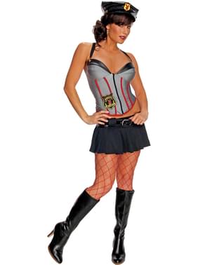 Playboy Kvinnlig säkerhetsväkt Maskeraddräkt Vuxen