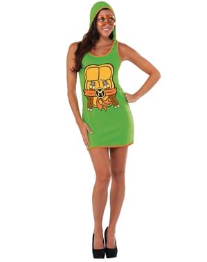 Vestido de Michelangelo Las Tortugas Ninja para mujer