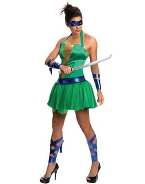 Perempuan Leonardo Teenage Mutant Ninja Turtles kostum