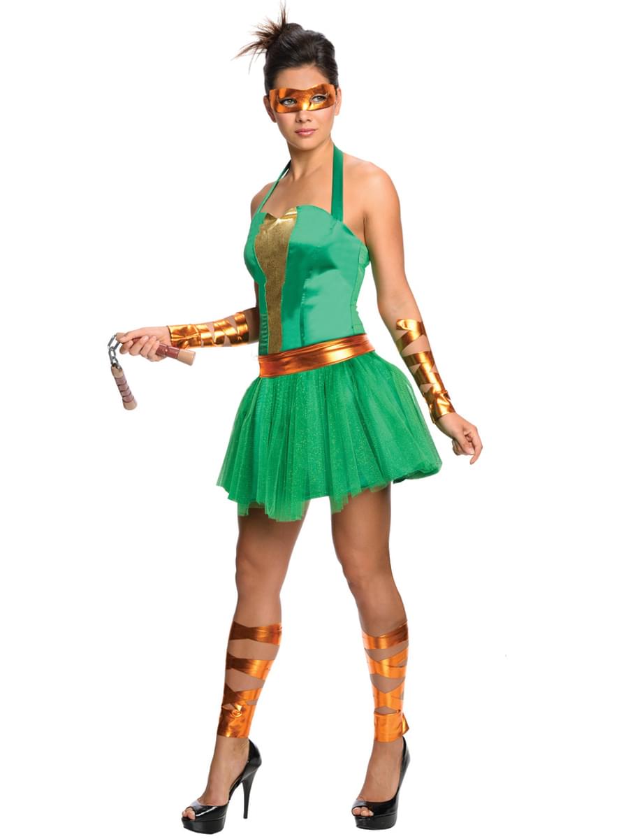 Michelangelo The Ninja Turtles Kostuum voor vrouwen