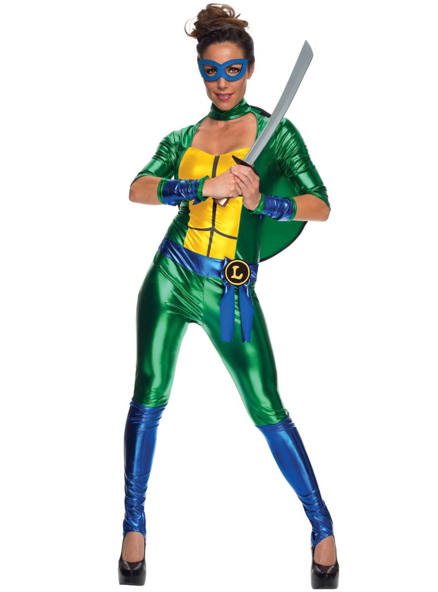 Strój Leonardo sexy Wojownicze Zólwie Ninja damski