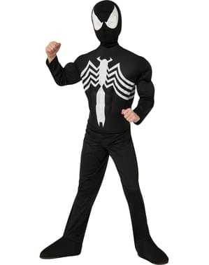 Black Spiderman Ultimate Spiderman kostum mewah untuk anak kecil