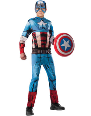 Marvel Avengers Captain America kostume til børn