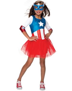 Costum Căpitanul America tutu Marvel pentru fată