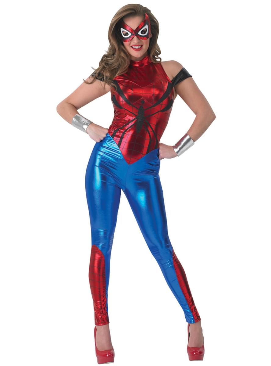 Disfraz De Spidergirl Marvel Para Mujer Entrega 24h