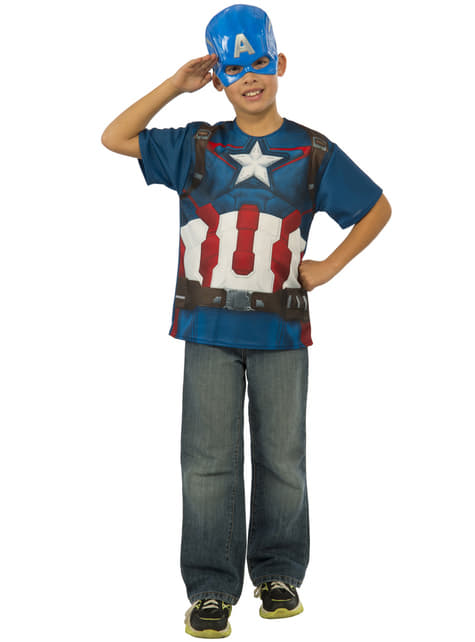 Avengers Age of Ultron Captain America costume kit for Kids