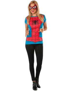 Spidergirl Kostüm Set für Damen classic Marvel