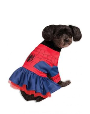 Gaun Kostum Anjing Spiderman