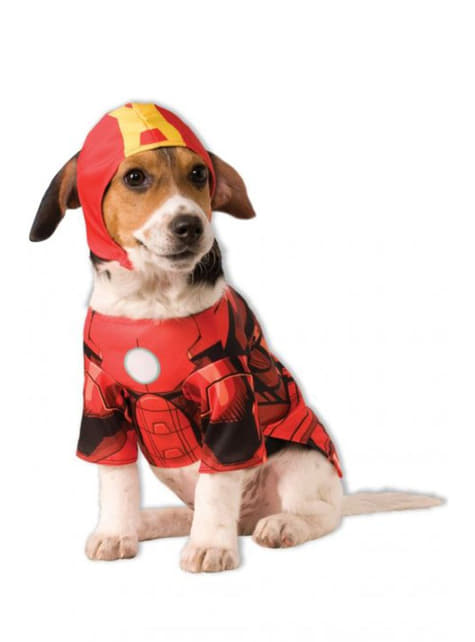 Disfraz de Iron Man para perro