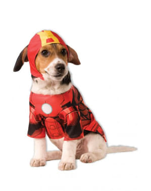 Disfraz de Iron Man para perro