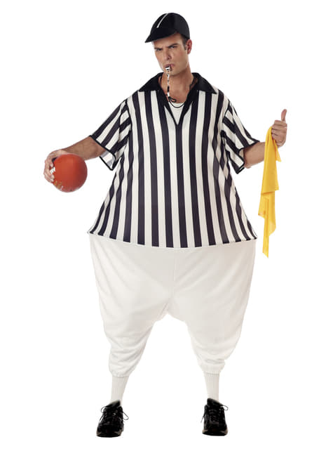 American Football Referee Costume for Men