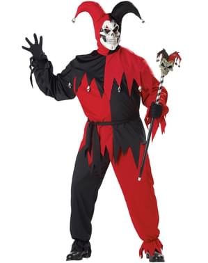 Kostum Jester Mens Plus Size Evil