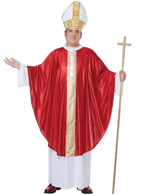 Paus Kostuum voor mannen grote maat