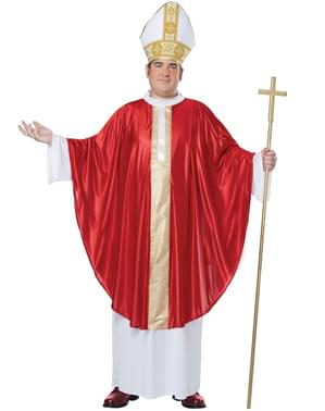 Vyrų pliuso dydžio popiežiaus kostiumas