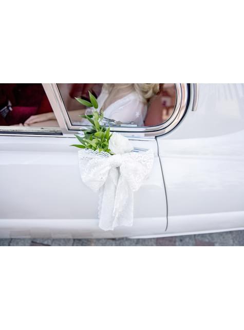 Dekoracyjna biała koronka na stół 15cm