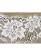 Ukrasna prljavo bijela čipka mjerenje 18 cm za stolom