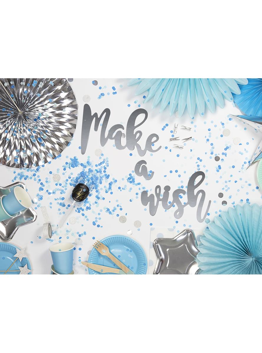 6 stuzzicadenti decorativi con stelle argentate - Unicorn Collection