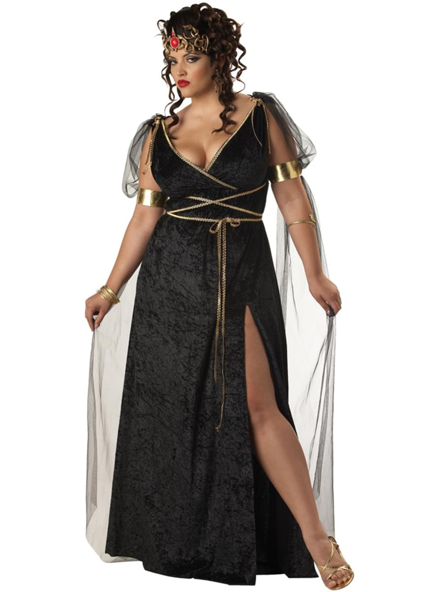 Medusa Maskeraddräkt Dam Plus Size