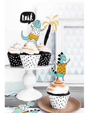 5 figuras décoratives variés  de dinosaures - Dinosaur Party