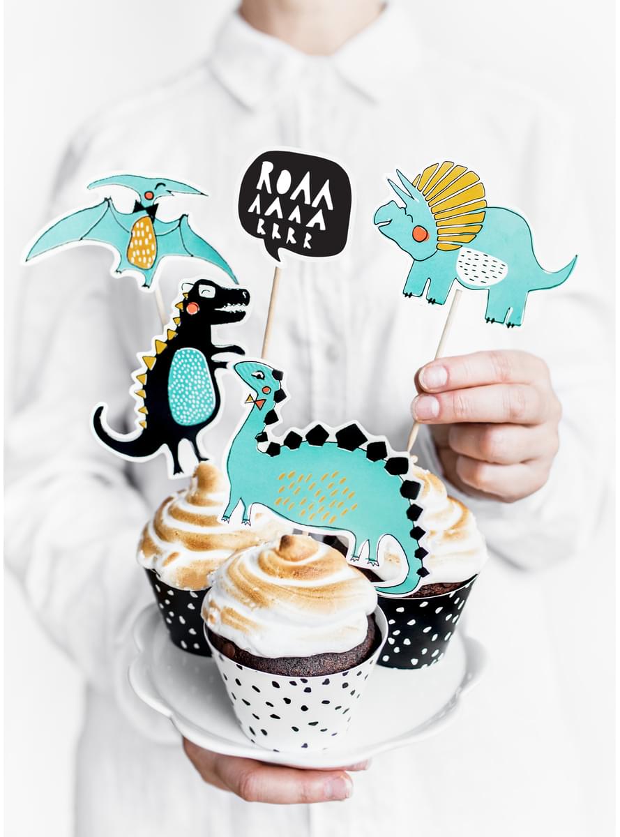 Dinosaurier Deko-Figuren Set 5-teilig - Dinosaur Party