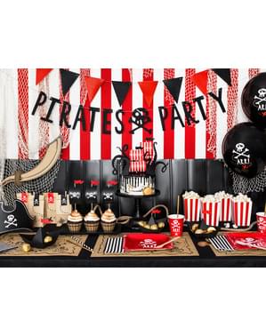 5 Skib Kage Toppers - Pirates Party