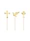 Tortendeko-Figuren Set 6-teilig gold - First Communion