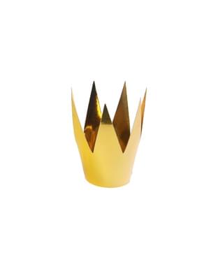 3 Gold Queen Crowns