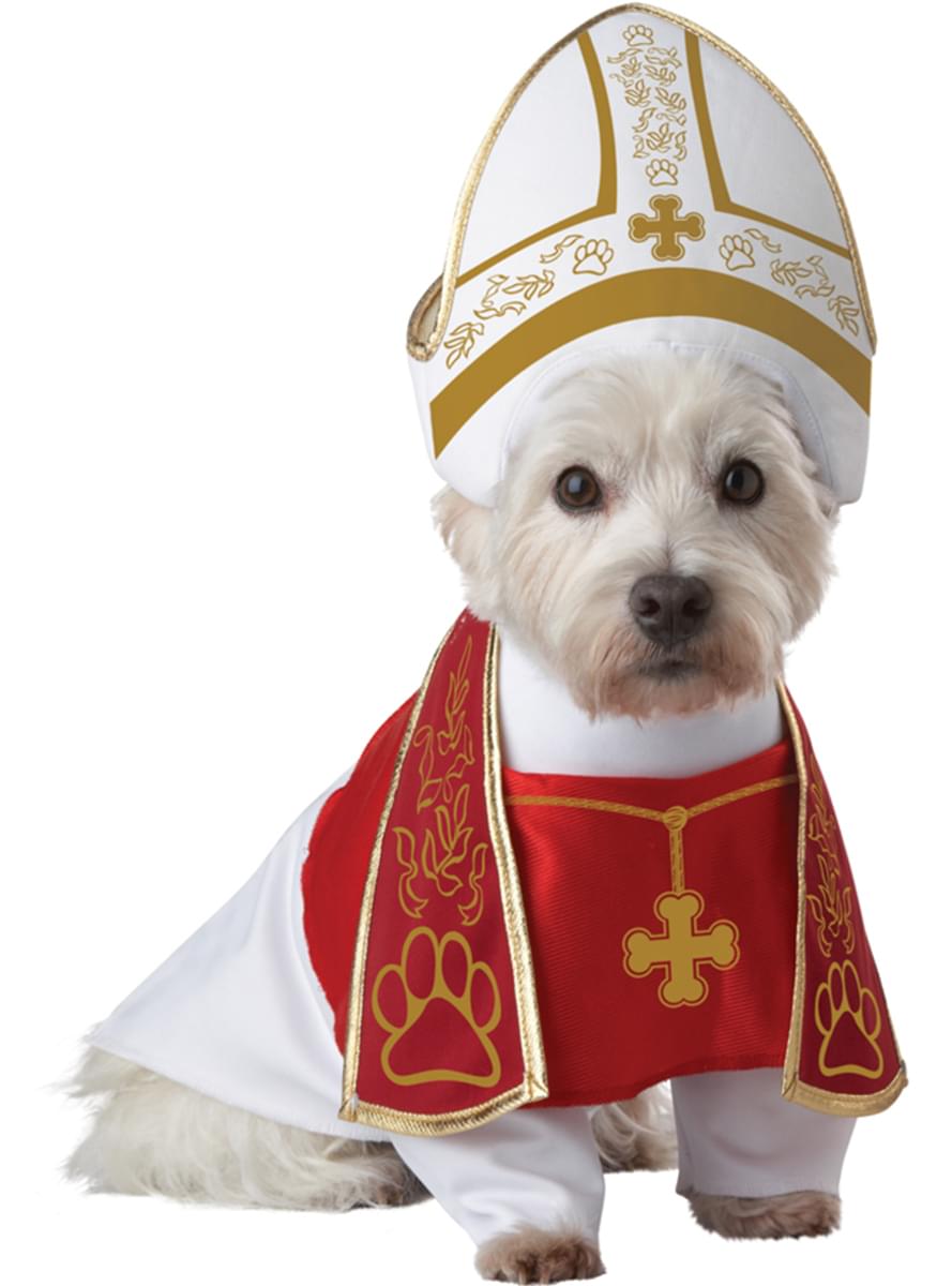 Papst Kostüm für Hunde Funidelia