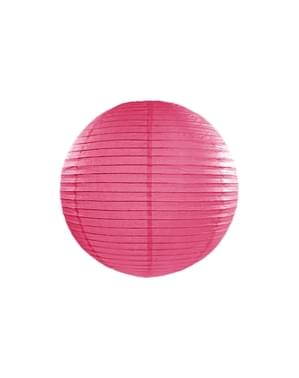 Lampion fucsia de hârtie de 25 cm