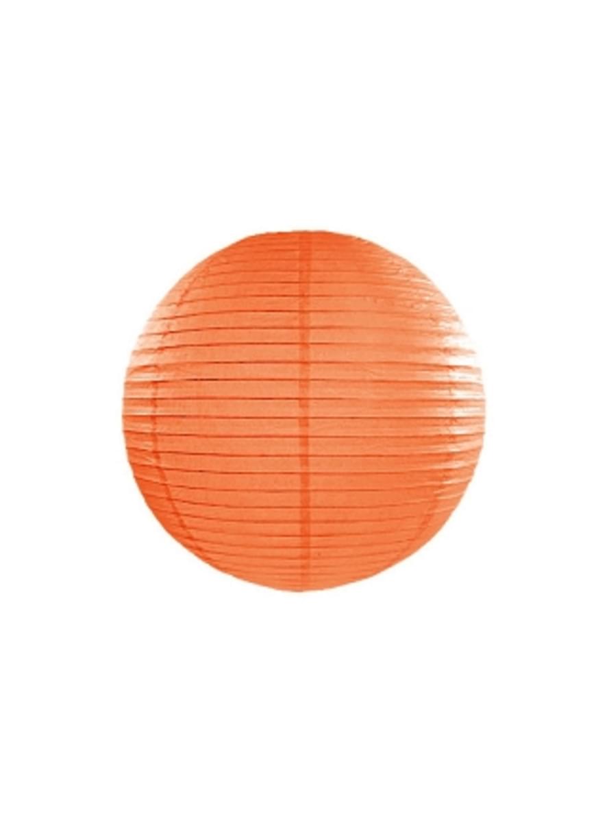 Farolillo naranja de papel de 35 cm