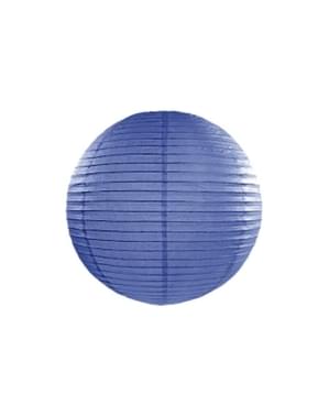 Ciemnoniebieski papierowy lampion 35cm