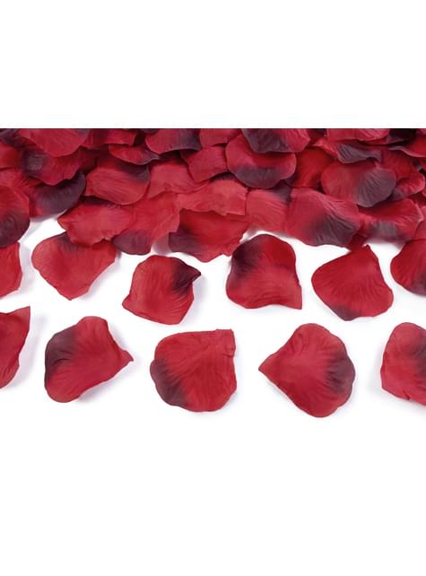 Rosenblüten Set 100-teilig rot