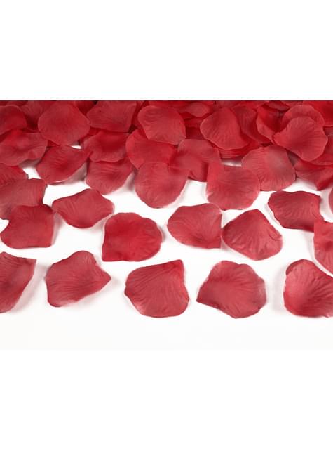 Rosenblüten Set 100-teilig rot