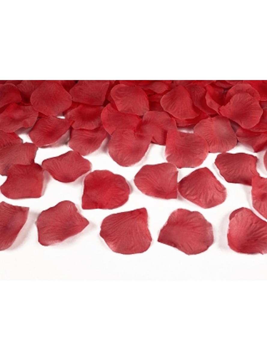 500 pétales de roses rouges