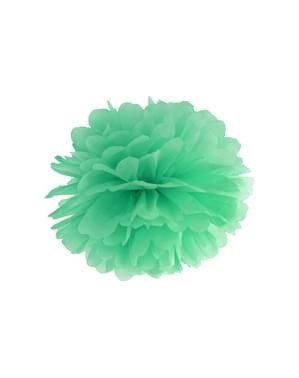 Nane yeşili dekoratif kağıt pom-pom 25 cm