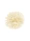 Decoratieve papieren pompom in beige van 35 cm