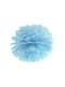Pompon decorativo azzurro di 35 cm di carta