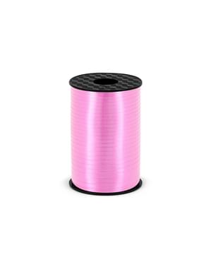 Pita pink matte terbuat dari plastik berukuran 5 mm