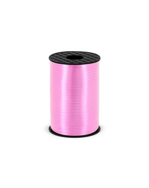 5 mm ölçüsünde plastikten yapılmış mat pembe kurdele