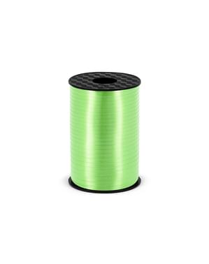 5 mm ölçüsünde plastikten yapılmış mat açık yeşil şerit