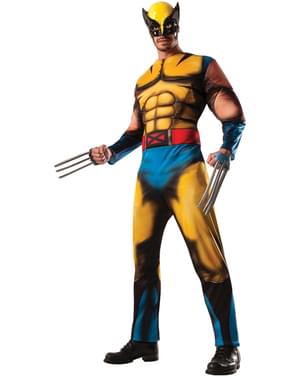 Kostum Dewasa Wolverine Marvel Deluxe